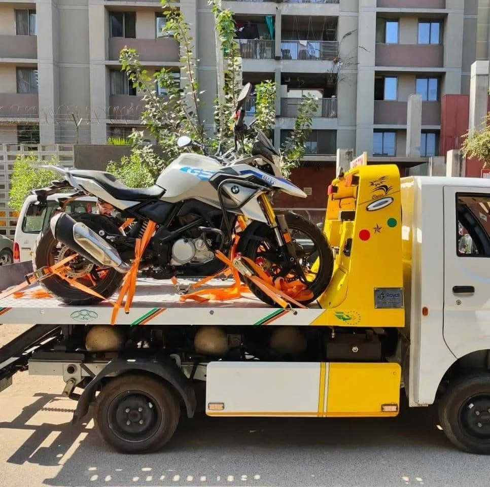 Two wheeler bike towing service in Bangalore and Hyderabad